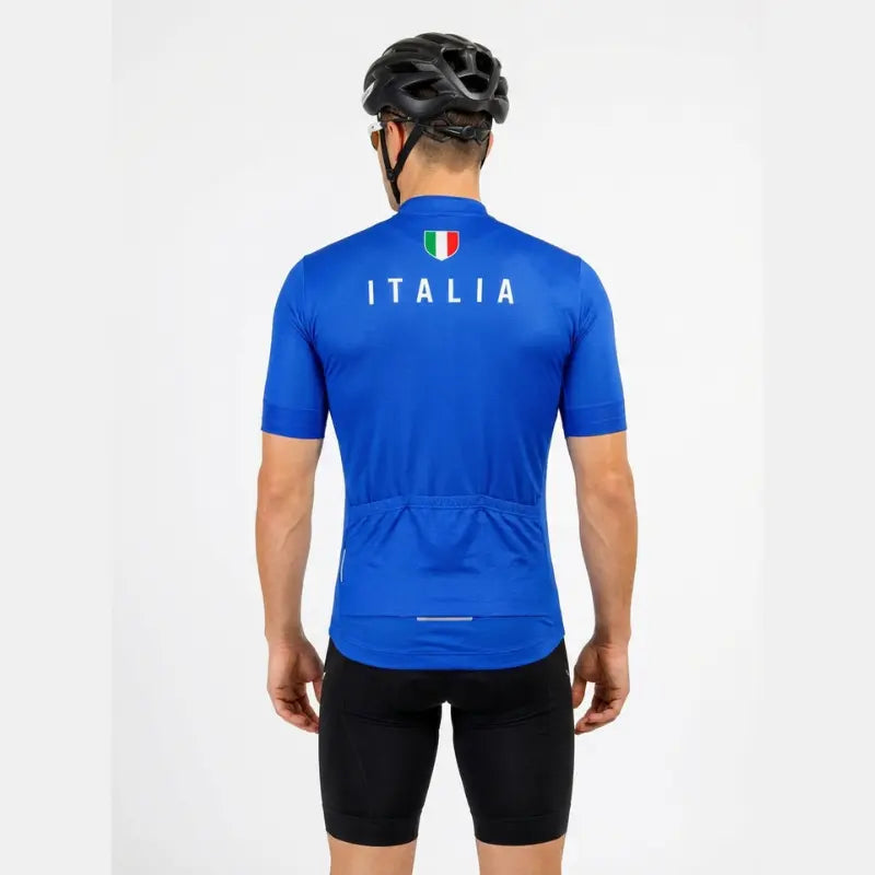 Camisa Ciclismo Masculino Tour Italia Vélor — Tecido Técnico Respirável e Corte Race-Fit