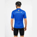 Camisa Ciclismo Masculino Tour Italia Vélor — Tecido Técnico Respirável e Corte Race-Fit
