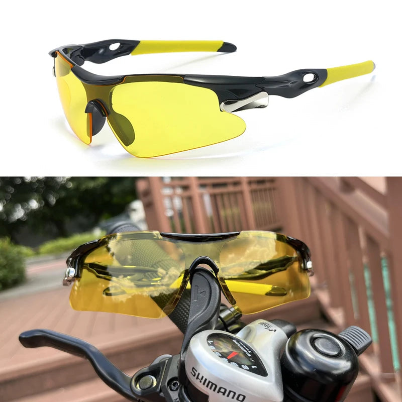 Óculos Ciclismo MTB Unissex — Lentes Intercambiáveis e Proteção UV Total