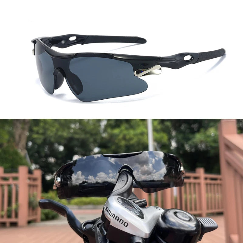 Óculos Ciclismo MTB Unissex — Lentes Intercambiáveis e Proteção UV Total