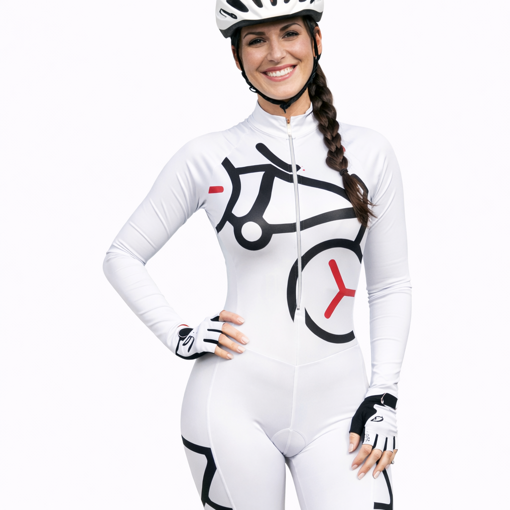 Macacão Ciclismo Feminino ZOOT-EKOI Performance Vélor — Full Body, Forro Ergonômico, UV, Manga Longa