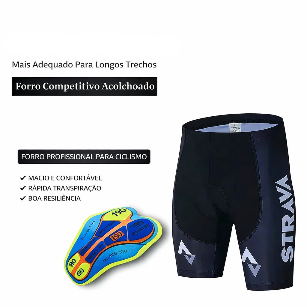 Conjunto de Ciclismo Masculino Strava