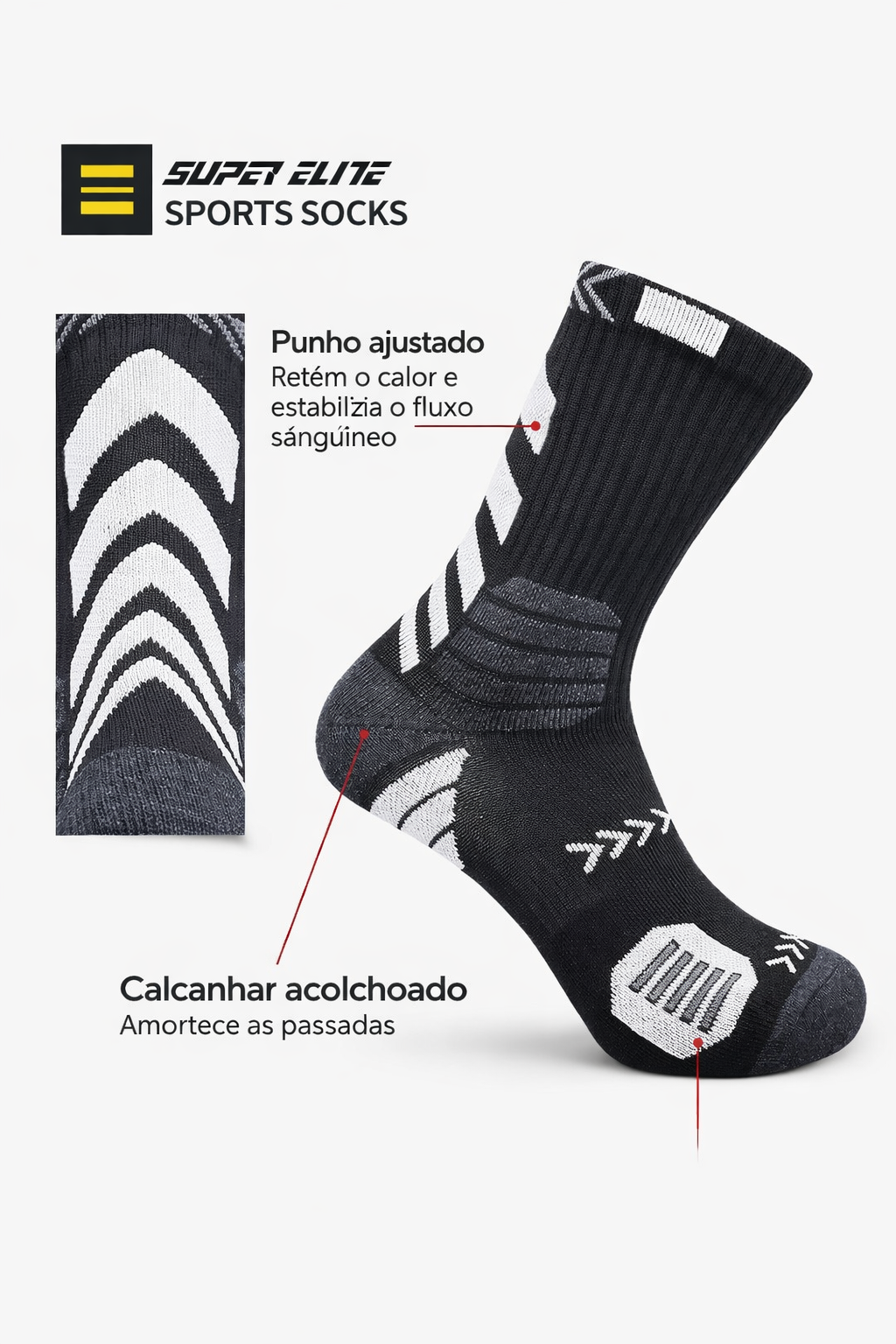 Meias de Ciclismo Pro Cycling – Conforto e Performance Anti-Suor