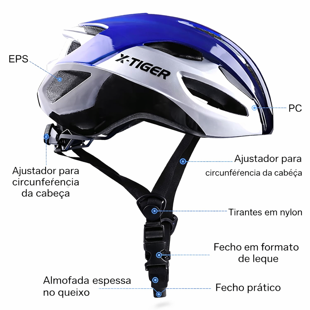 Capacete de Ciclismo X-TIGER Ultralight