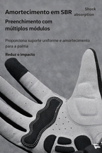 Luva Ciclismo Full Finger TOSUOD — Velvet Lining Térmico, Palma SBR e Touch Screen