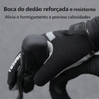 Luva Ciclismo Full Finger TOSUOD — Velvet Lining Térmico, Palma SBR e Touch Screen