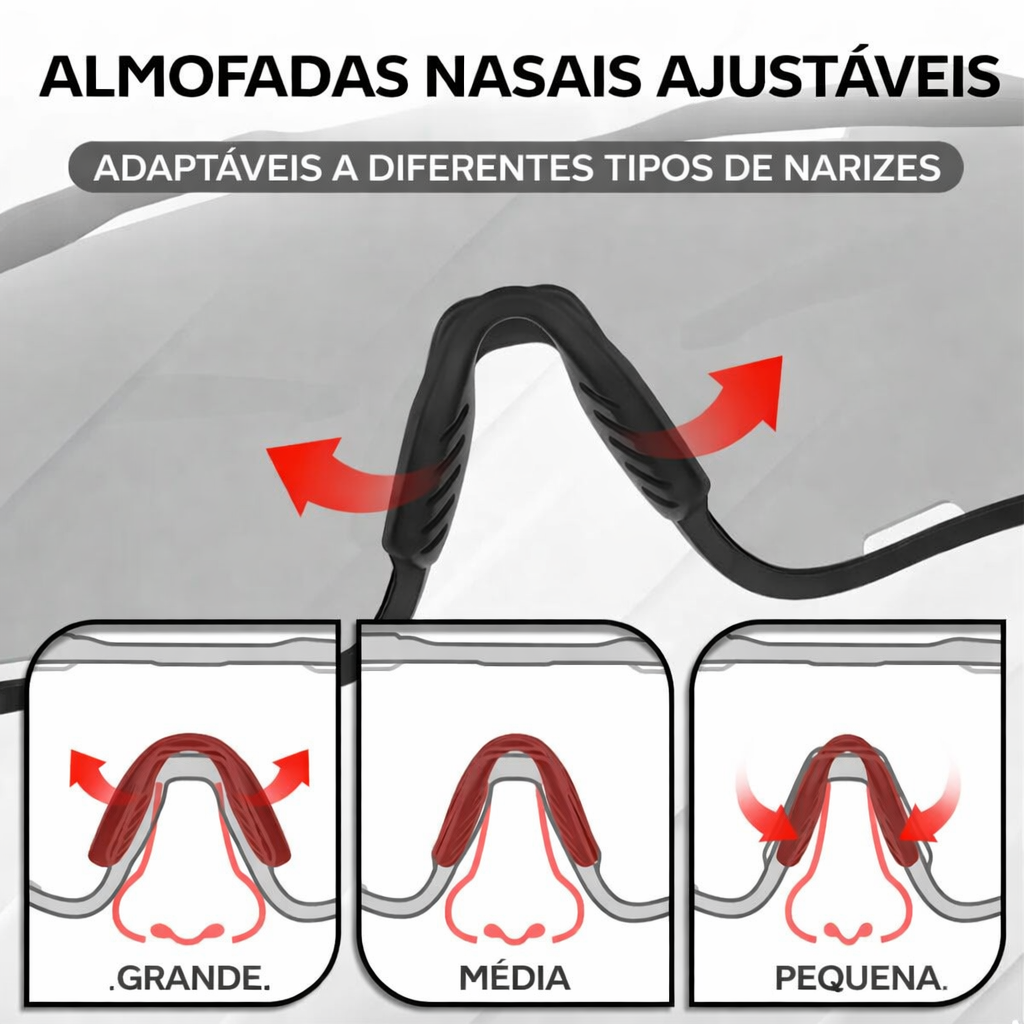 Óculos Ciclismo BUCKLOS Unissex — Lentes Intercambiáveis e Proteção UV 400