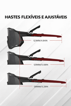 Óculos Ciclismo BUCKLOS Unissex — Lentes Intercambiáveis e Proteção UV 400