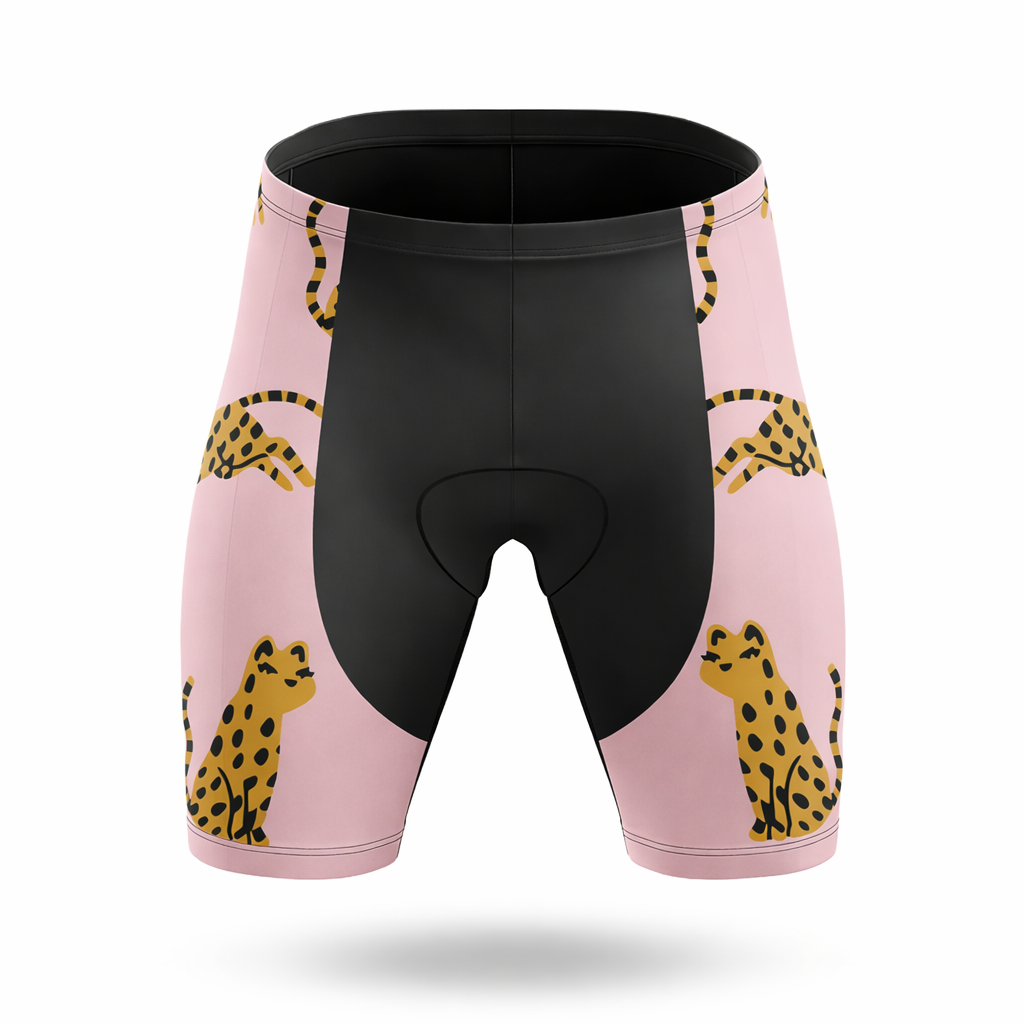 Conjunto Ciclismo Feminino RAUDAX Rosa — Estampa Oncinha, Forro Gel Profissional e Sistema Modular