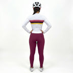 Macacão Ciclismo Feminino Xama Elite Vélor — Gel 20D, UV50+ Manga Longa e Compressão Graduada