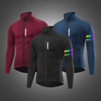Jaqueta de Ciclismo Masculina WOSAWE BO284 – Corta Vento com Forro Fleece, Térmica e Refletiva