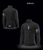 Jaqueta de Ciclismo Masculina WOSAWE BO284 – Corta Vento com Forro Fleece, Térmica e Refletiva