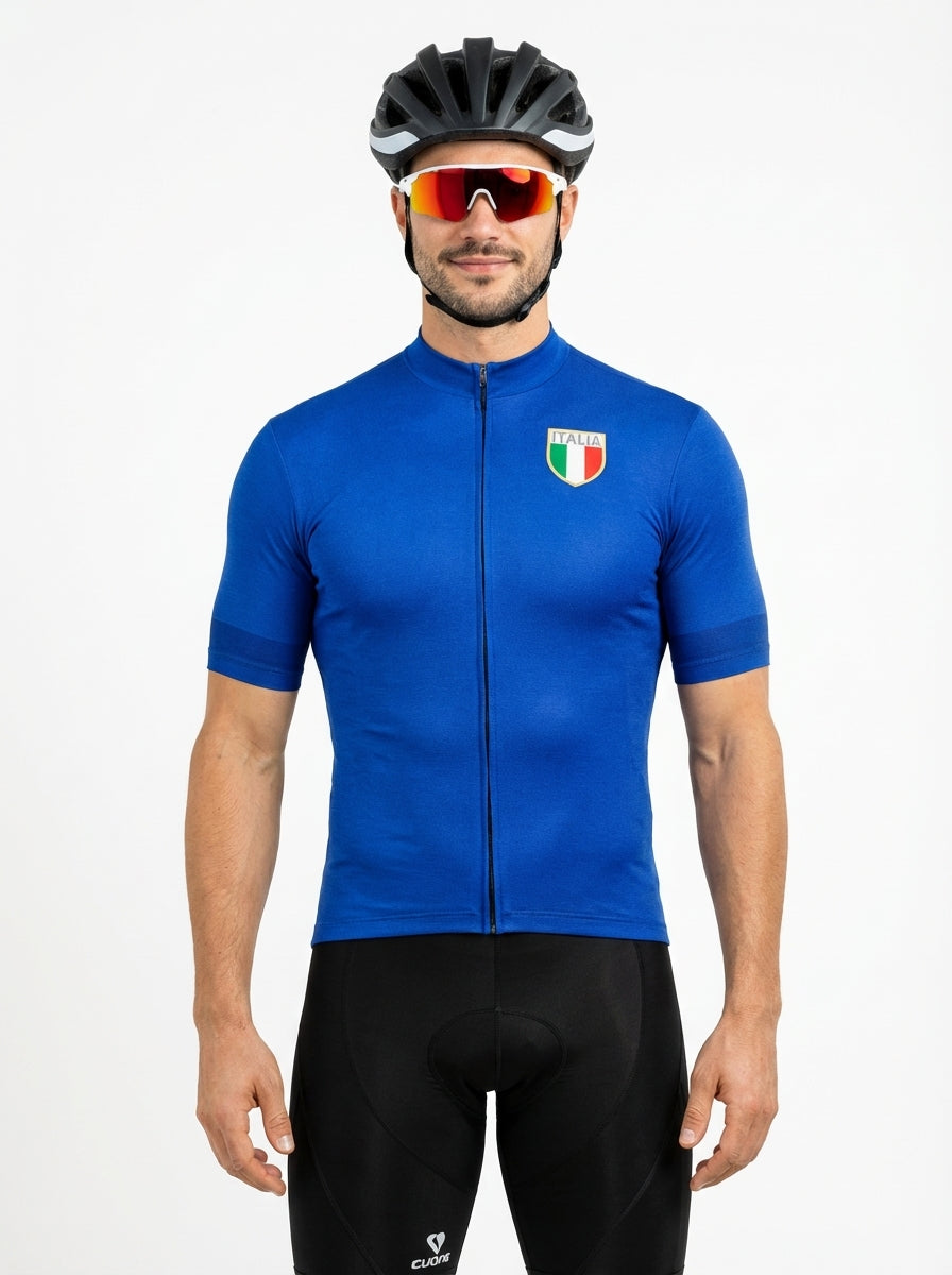 Camisa de Ciclismo Masculina Italia Vélor