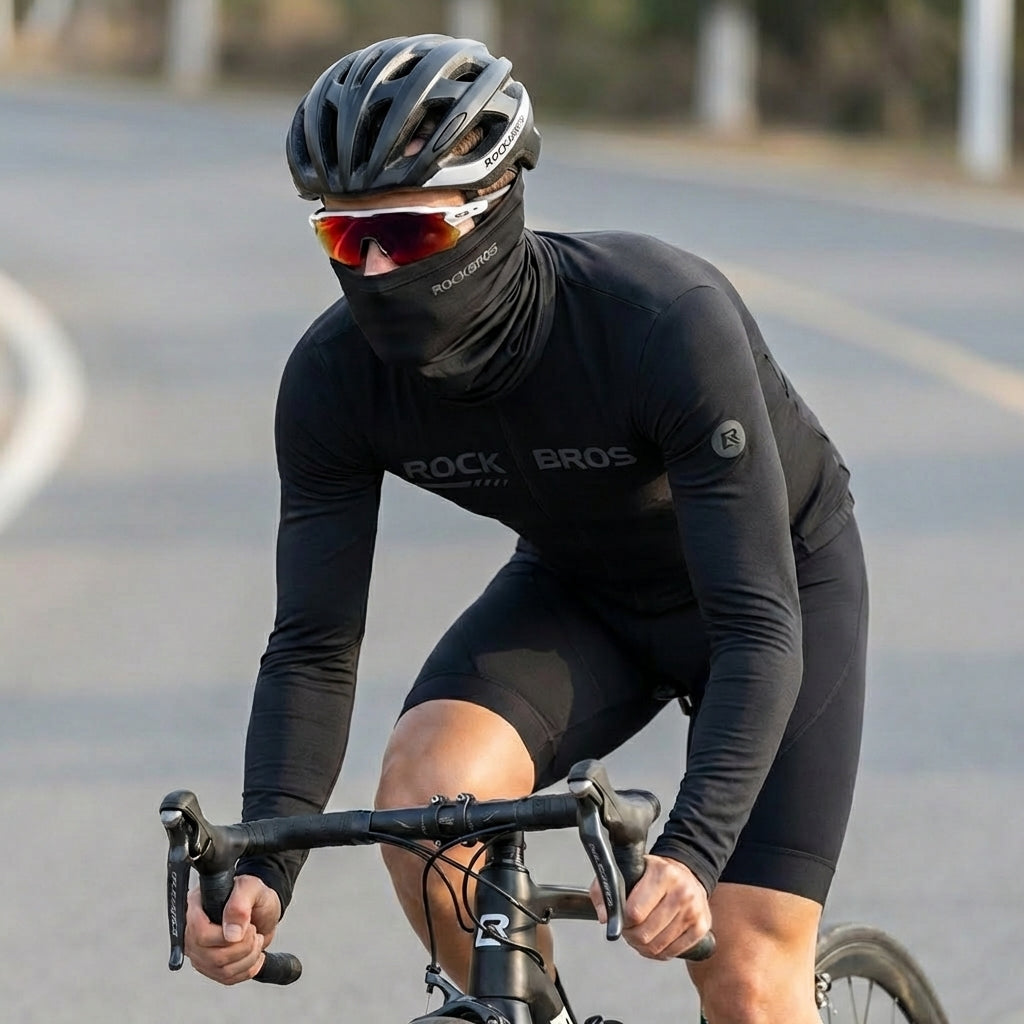 Balaclava Ciclismo Ice Silk Unissex— Proteção UV, Toque Gelado e 5 Formas de Uso