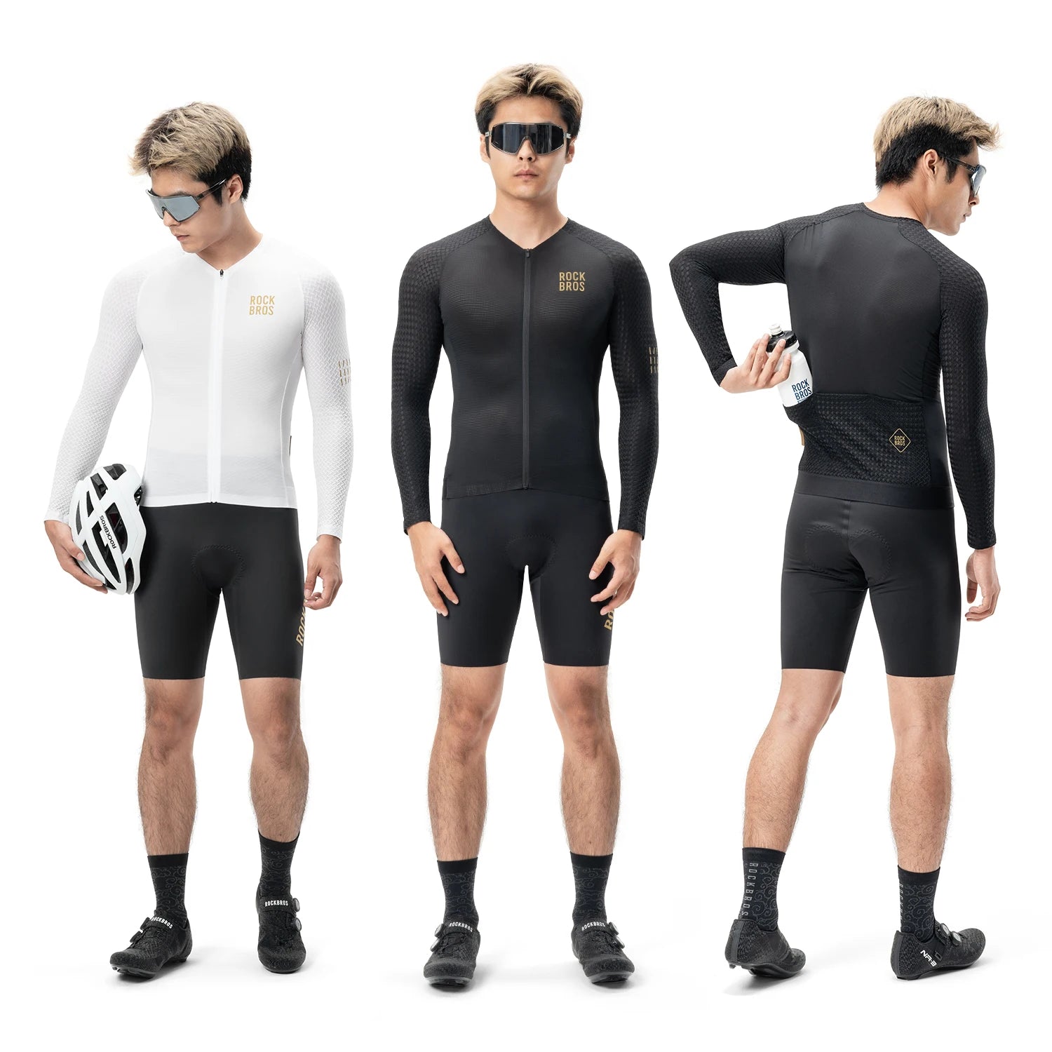 Camisa de Ciclismo ROCKBROS YDCX008 – Manga Longa, Respirável, Corta-Vento e Quick Dry