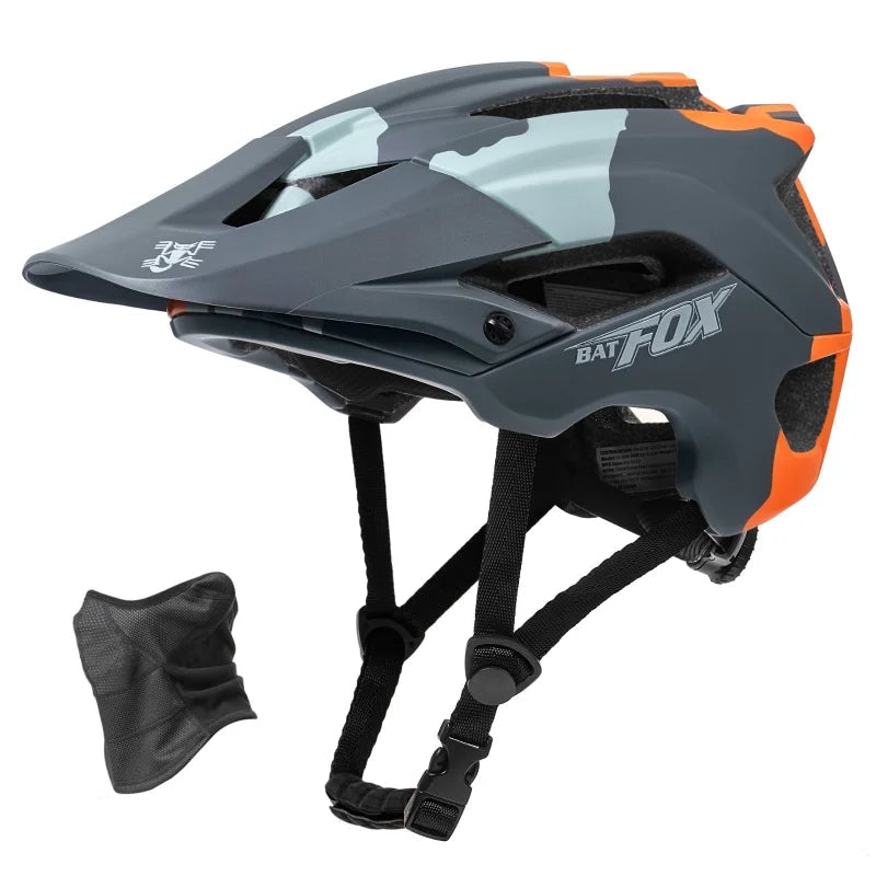 Capacete de Ciclismo BATFOX SpeedRide – Integrally Molded, Ultraleve e com Viseira