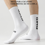 Meias Ciclismo Cano Alto Kit 3 Pares – Conforto e Performance