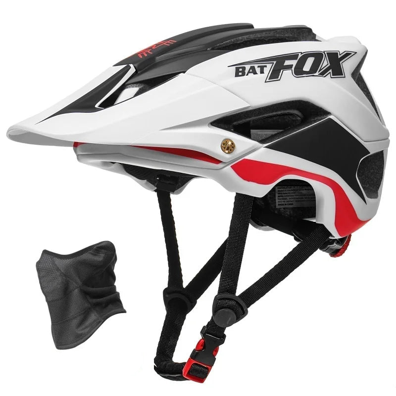 Capacete de Ciclismo BATFOX SpeedRide – Integrally Molded, Ultraleve e com Viseira