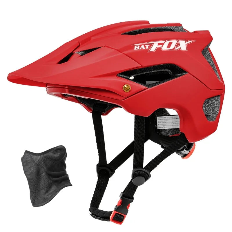 Capacete de Ciclismo BATFOX SpeedRide – Integrally Molded, Ultraleve e com Viseira