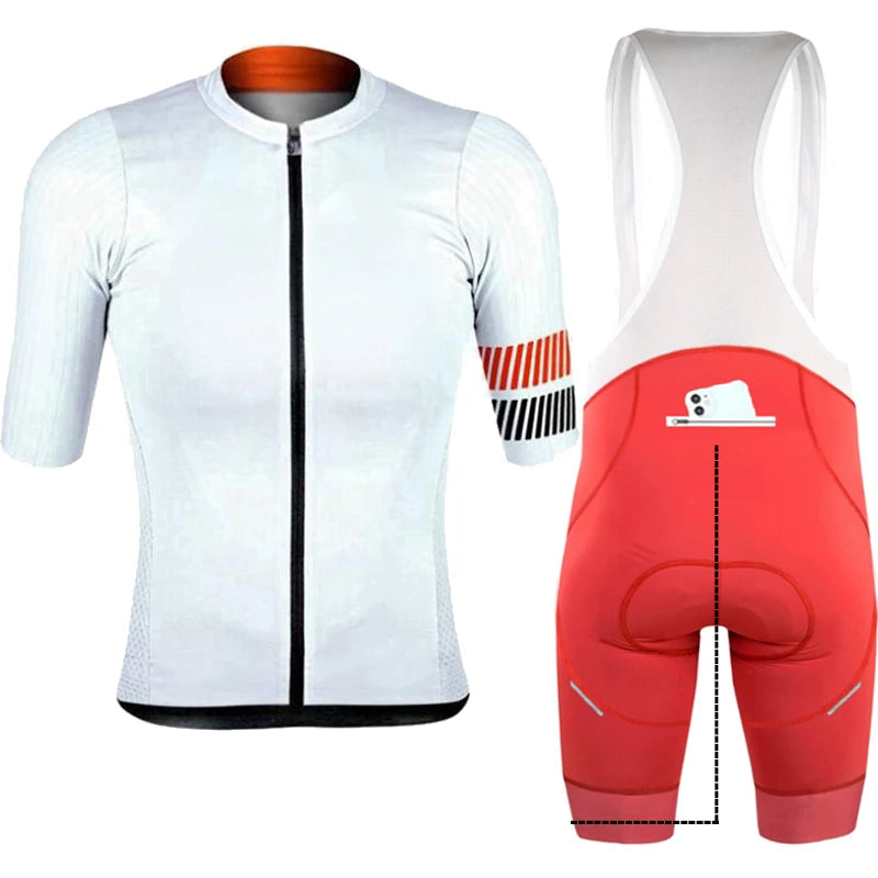 Conjunto de Ciclismo Personalizado PHTXOLUE 2025 – Jersey + Bretelle Unissex, Respirável, Proteção UV e Forro GEL 19D
