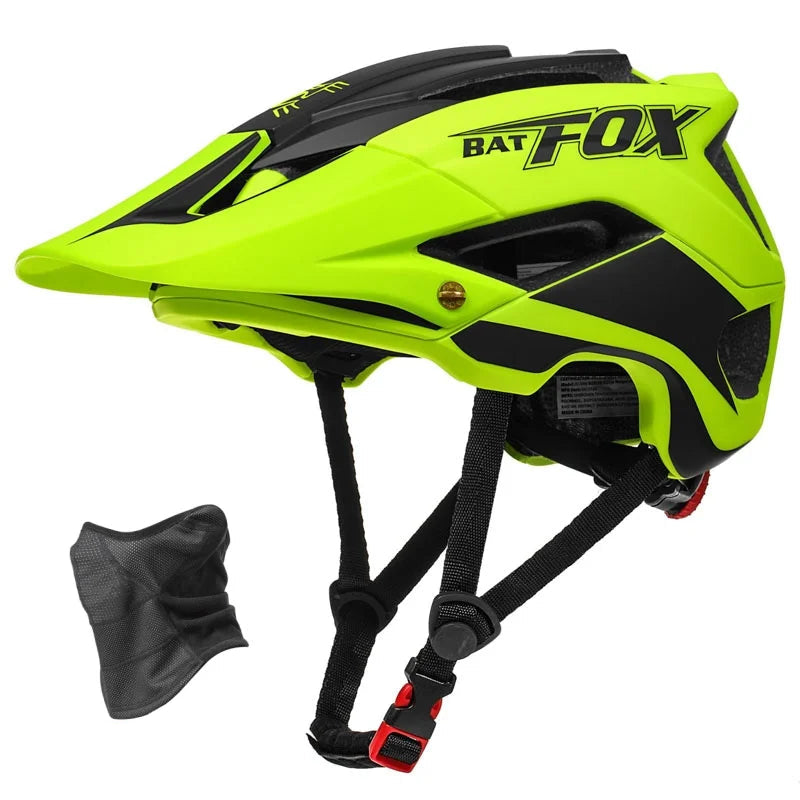 Capacete de Ciclismo BATFOX SpeedRide – Integrally Molded, Ultraleve e com Viseira