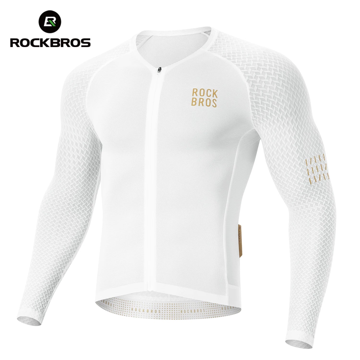 Camisa de Ciclismo ROCKBROS YDCX008 – Manga Longa, Respirável, Corta-Vento e Quick Dry