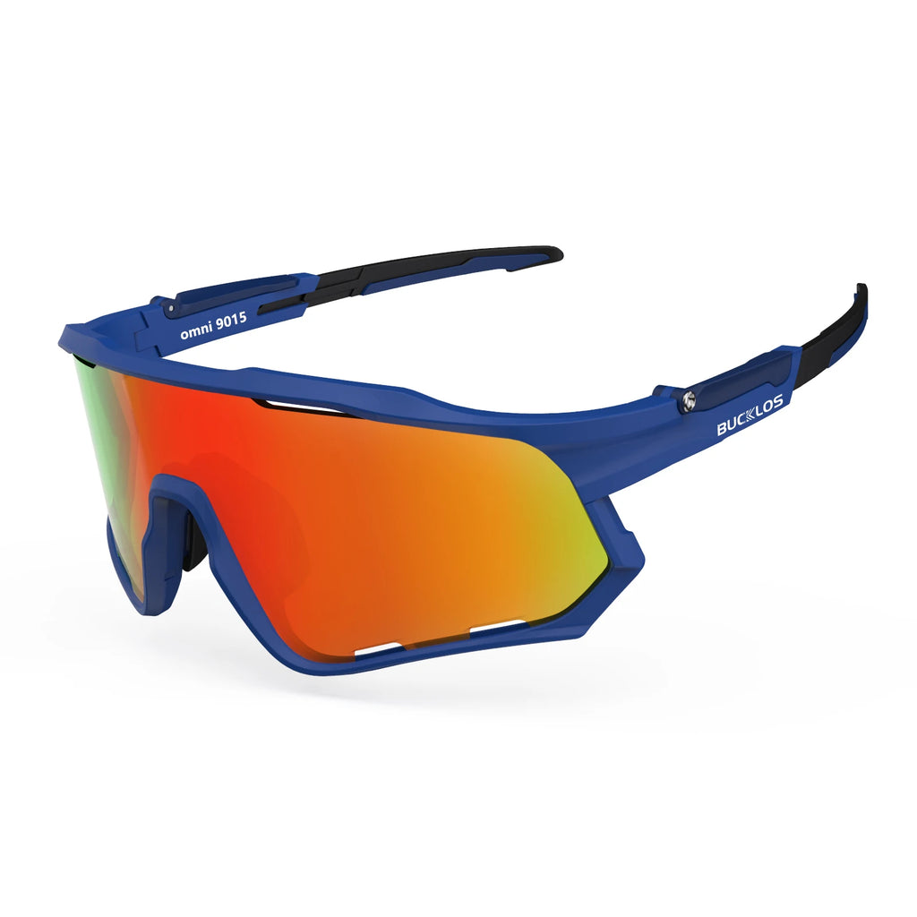Óculos Ciclismo BUCKLOS Unissex — Lentes Intercambiáveis e Proteção UV 400
