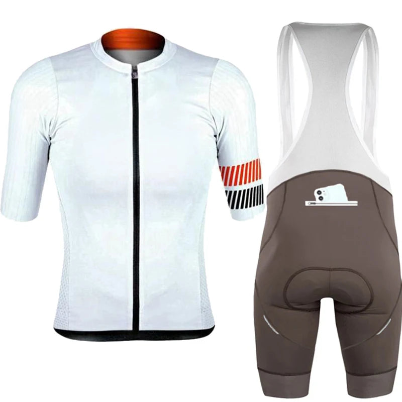 Conjunto de Ciclismo Personalizado PHTXOLUE 2025 – Jersey + Bretelle Unissex, Respirável, Proteção UV e Forro GEL 19D