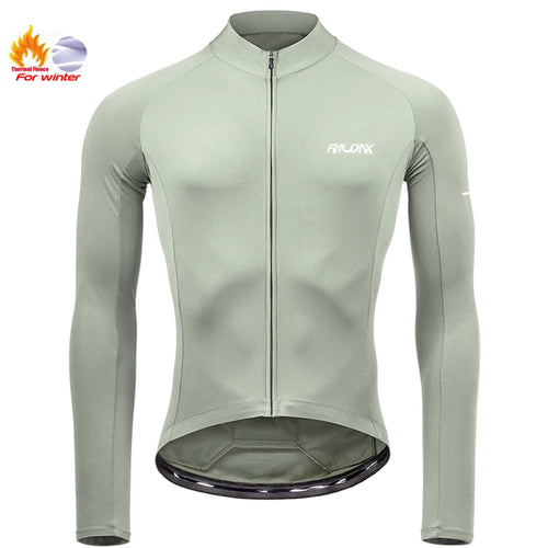 Camisa de Ciclismo Masculina de Inverno RAUDAX – Fleece Térmico Profissional