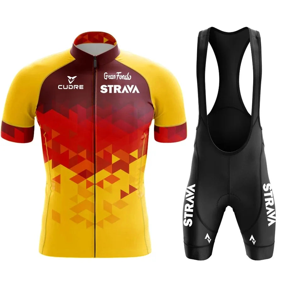 Conjunto de Ciclismo Masculino Strava