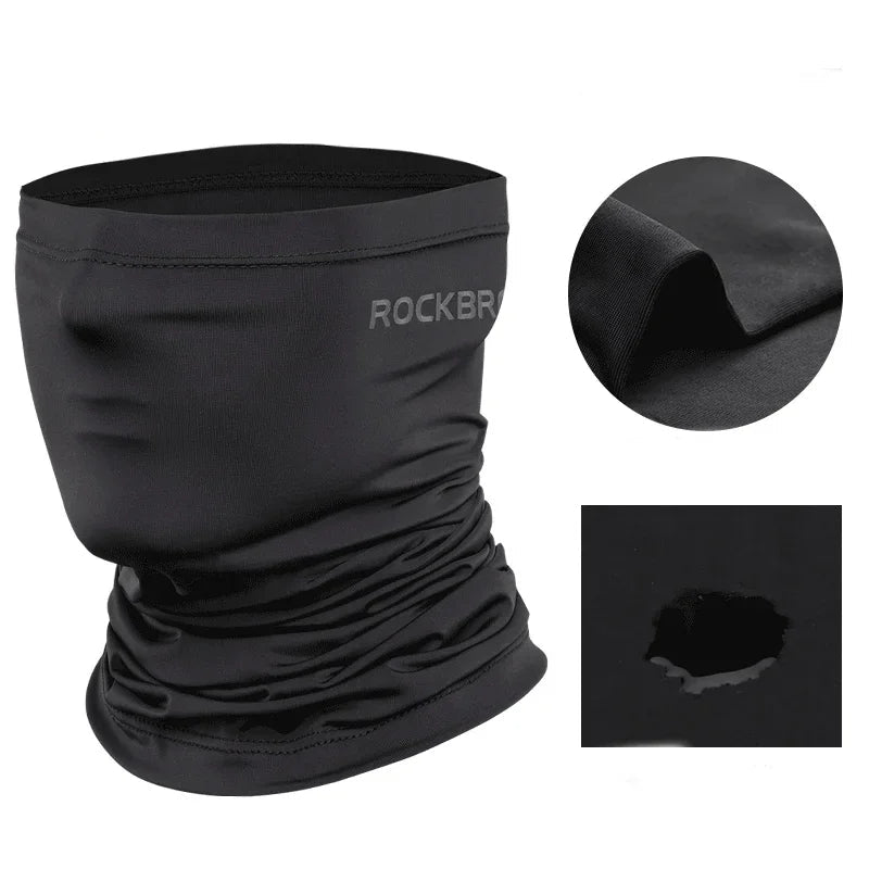 Balaclava Ciclismo Ice Silk Unissex— Proteção UV, Toque Gelado e 5 Formas de Uso
