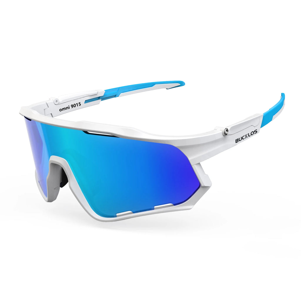 Óculos Ciclismo BUCKLOS Unissex — Lentes Intercambiáveis e Proteção UV 400