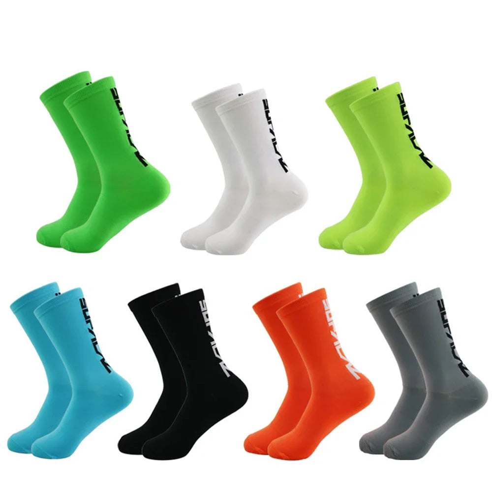 Meia Ciclismo Unissex CoolMax – Ventilação Superior Nylon