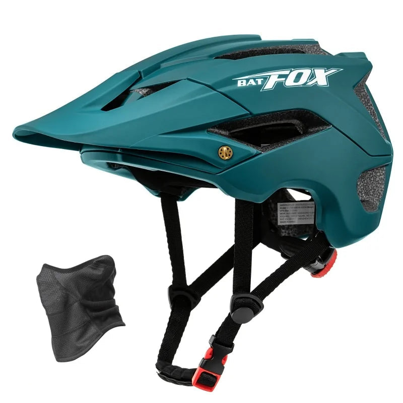 Capacete de Ciclismo BATFOX SpeedRide – Integrally Molded, Ultraleve e com Viseira