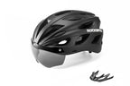 Capacete de Ciclismo ROCKBROS TT-16 — Viseira Magnética, Integrally Molded e Certificado CE