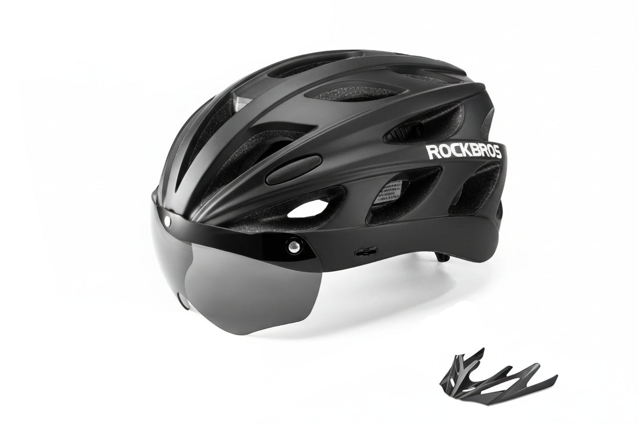 Capacete de Ciclismo ROCKBROS TT-16 – Integrally Molded, Leve e Certificado CE