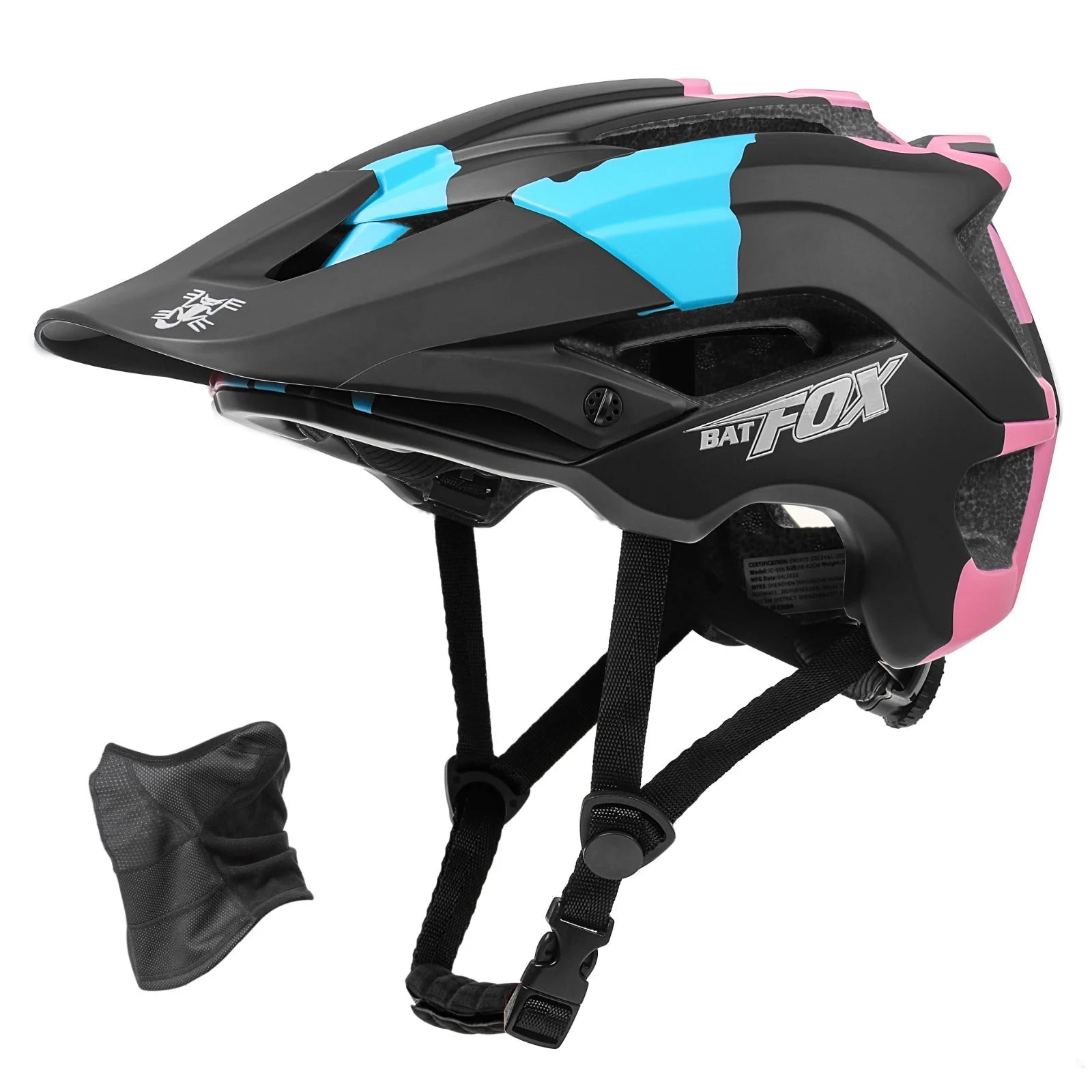 Capacete de Ciclismo BATFOX SpeedRide – Integrally Molded, Ultraleve e com Viseira