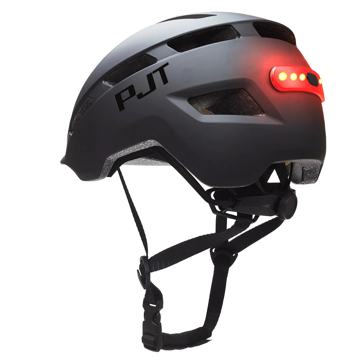 Capacete de Ciclismo PJT P-6 com Luz Traseira USB – Ultralight, In-Mold e Ajustável