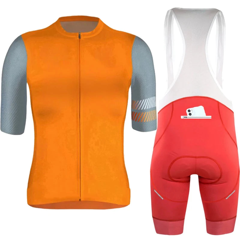 Conjunto de Ciclismo Personalizado PHTXOLUE 2025 – Jersey + Bretelle Unissex, Respirável, Proteção UV e Forro GEL 19D