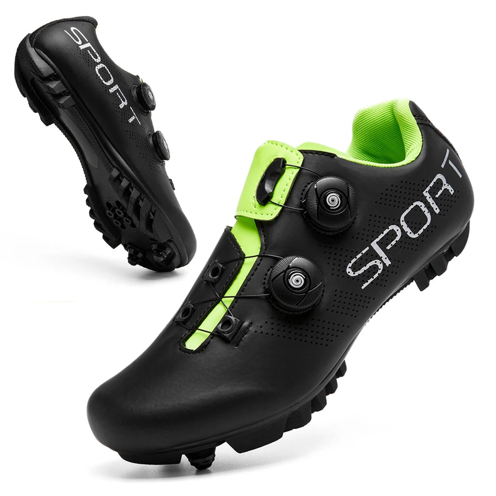 Sapatilha MTB Vélor Unissex — Duplo BOA Dial, Tacos de Borracha e 4 Cores