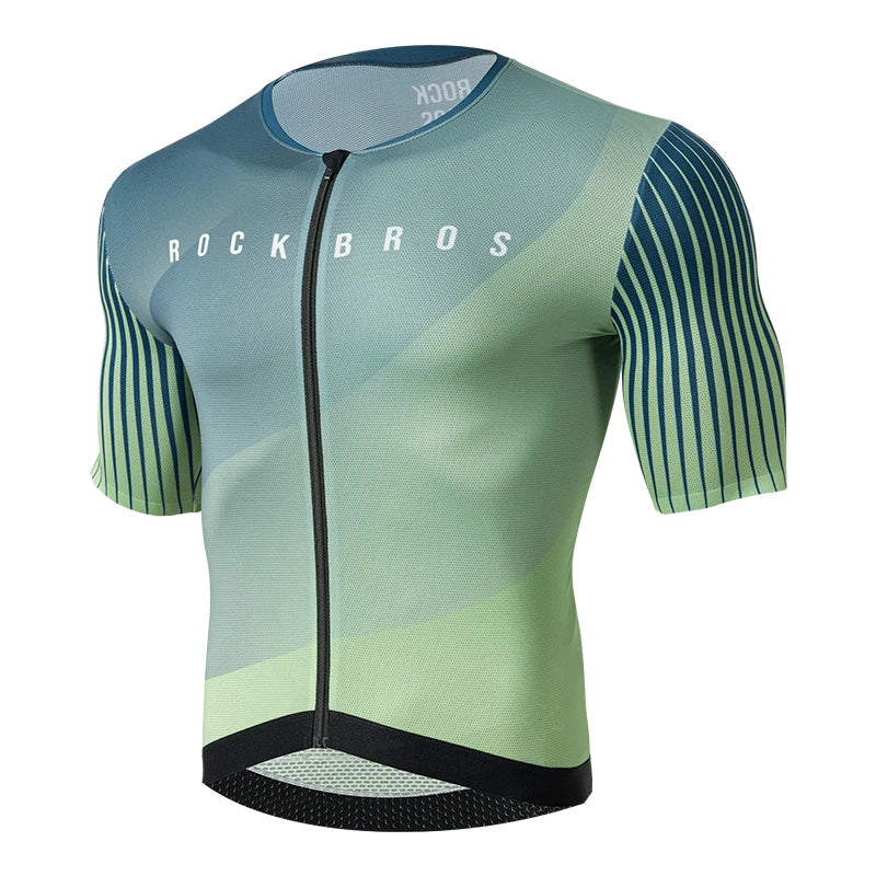 Camisa Ciclismo Masculino Quick Dry, Antibacteriano e UV 50+ — Manga Curta