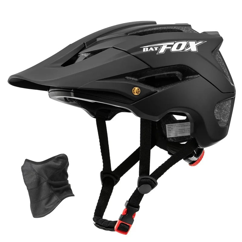 Capacete de Ciclismo BATFOX SpeedRide – Integrally Molded, Ultraleve e com Viseira