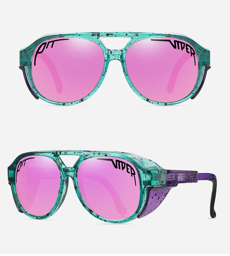 Óculos Ciclismo PIT VIPER Unissex — Proteção UV Total e Design Esportivo